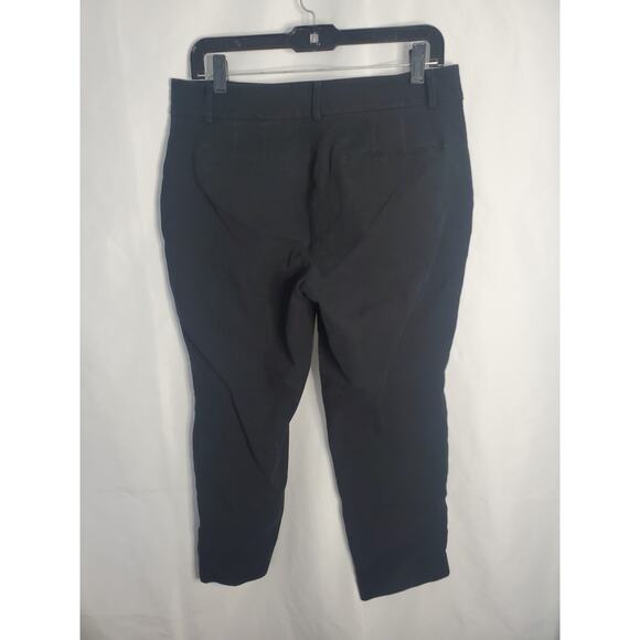 🆓 FREE Ann Taylor Factory black slacks work pants sz 8 Business Casual Basic - Picture 5 of 5